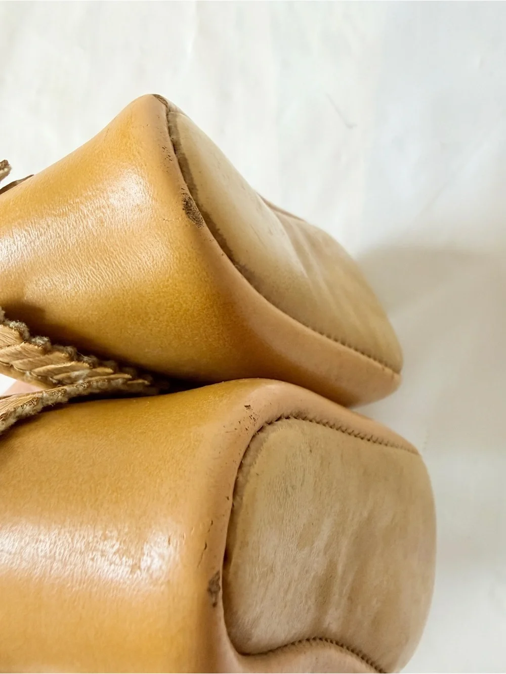 Vintage 1960's toddler moccasins slippers booties 5